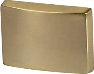 Hafele America Company Matte Gold Cabinetry Knob - 111.95.003
