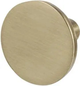 Hafele America Company Matte Gold Cabinetry Knob - 111.95.174