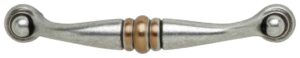 Hafele America Company Pewter & Copper Cabinetry Handle - 121.90.902