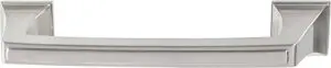 Hafele America Company Matte Nickel Cabinetry Handle - 133.50.353