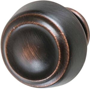 Hafele America Company Oil Rubbed Bronze Cabinetry Knob - 133.50.609