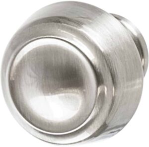 Hafele America Company Matte Nickel Cabinetry Knob - 133.50.610