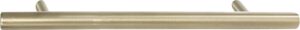 Hafele America Company Matte Gold Cabinetry Handle - 133.50.658