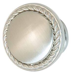 Hafele America Company Matte Nickel Cabinetry Knob - 133.79.051