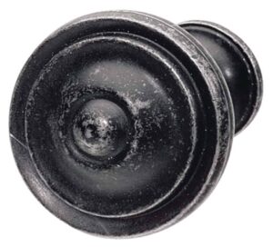 Hafele America Company Black Antique Cabinetry Knob - 134.33.320