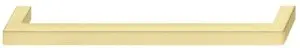 Hafele America Company Matte Gold Cabinetry Handle - 155.01.623