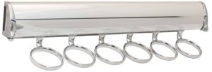 Hafele America Company Rack Polished Chrome Scarf Rack - 807.67.223