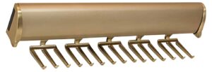 Hafele America Company Matte Gold Tie Rack - 807.67.901