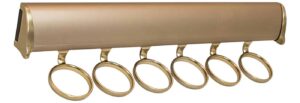 Hafele America Company Rack Matte Gold Scarf Rack - 807.67.923