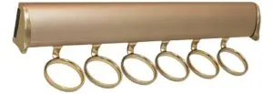 Hafele America Company Rack Matte Gold Scarf Rack - 807.67.923