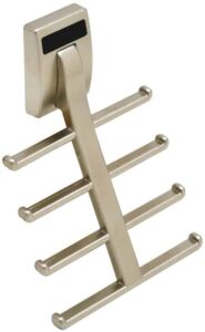 Hafele America Company Matte Nickel Waterfall Tie Rack - 807.69.600