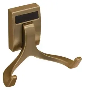 Hafele America Company Matte Gold Double Hook - 807.69.940